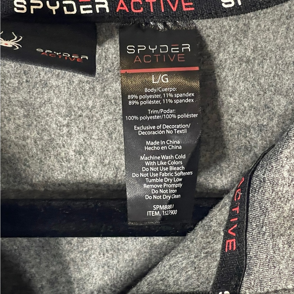 Spyder‎ performace pullover with 1/4 zip large - Picture 5 of 7